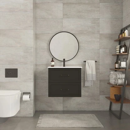 Randal Spiegel Rund Ø 60 Cm Schwarz – Bild 5