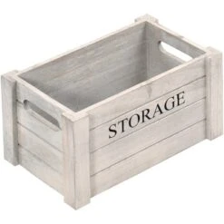 Kesper Aufbewahrungsbox Antik Weiß Gekälkt 5 L