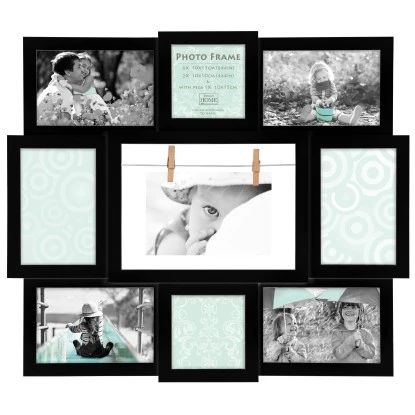 Holz-Bilderrahmen Maggiore Schwarz 43 Cm X 49 Cm