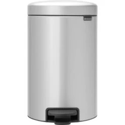 Brabantia Treteimer NewIcon 12 L Grau Mit GerÀuschlosem Deckelverschluss