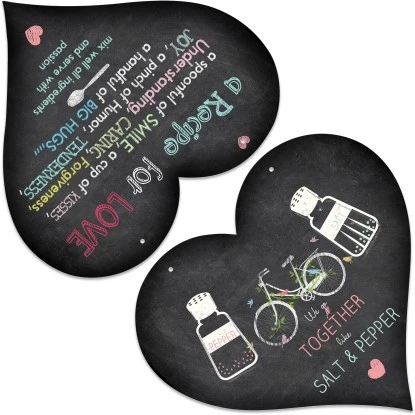 Pro-Art Wandtattoo Two Hearts 50 Cm X 50 Cm X 0,5 Cm