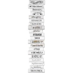 Pro-Art Wandtattoo Life Slogan 30 Cm X 118 Cm X 0,5 Cm