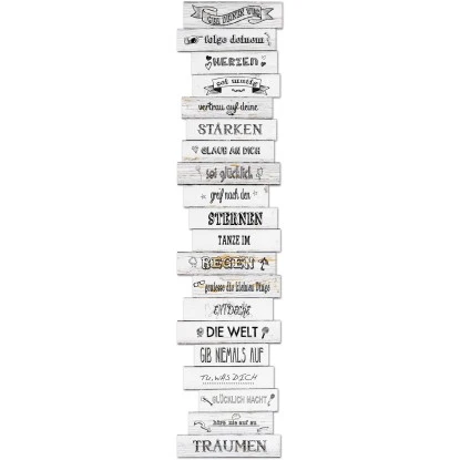 Pro-Art Wandtattoo Life Slogan 30 Cm X 118 Cm X 0,5 Cm