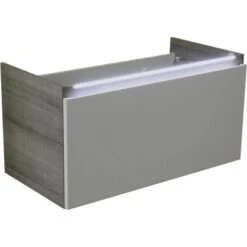 Fackelmann Waschbeckenunterschrank 85 Cm Piuro Graueiche-Weiß