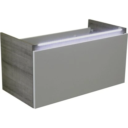 Fackelmann Waschbeckenunterschrank 85 Cm Piuro Graueiche-Weiß