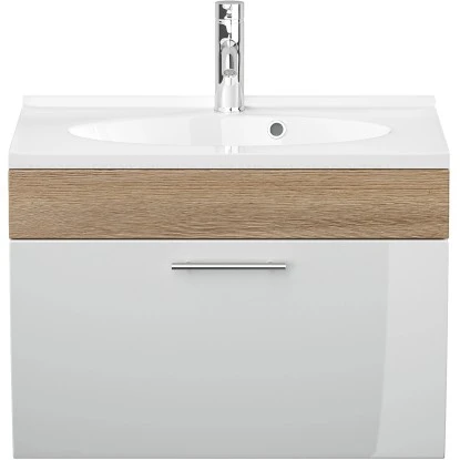 Posseik Waschplatz 70 Cm Salona Eiche Hell-Weiß – Bild 5