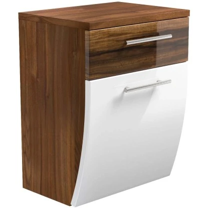 Posseik Unterschrank 40 Cm Salona Walnuss-Weiß