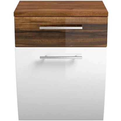 Posseik Unterschrank 40 Cm Salona Walnuss-Weiß – Bild 2