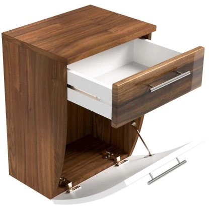 Posseik Unterschrank 40 Cm Salona Walnuss-Weiß – Bild 4