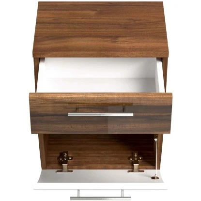 Posseik Unterschrank 40 Cm Salona Walnuss-Weiß – Bild 6