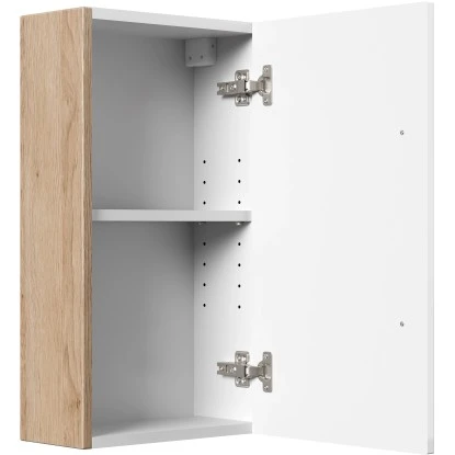 Posseik Hängeschrank 35 Cm Salona Eiche Hell-Weiß – Bild 2