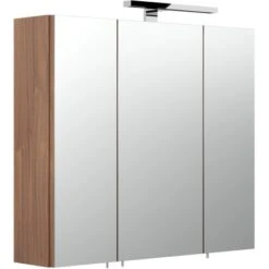 Posseik Spiegelschrank 70 Cm Salona Walnuss