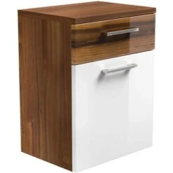 Posseik Unterschrank 40 Cm Rima Walnuss-Weiß