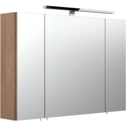 Posseik Spiegelschrank 90 Cm Rima Walnuss