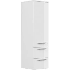 Posseik Hochschrank Homeline 35,2 Cm Weiß Hochglanz
