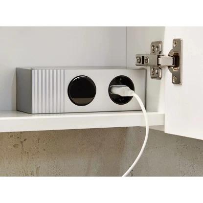 Posseik Badmöbel-Set Viva 100 Cm Anthrazit Seidenglanz 2-teilig – Bild 7