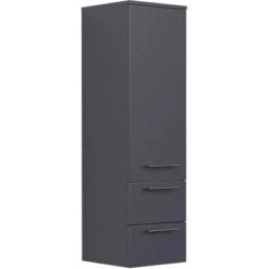 Posseik Hochschrank Homeline 35,2 Cm Anthrazit Seidenglanz