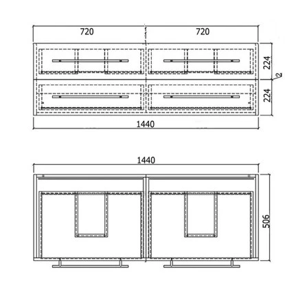 Posseik Badmöbel-Set Aurelion XL Eiche Hell Seidenglanz 4-teilig – Bild 11