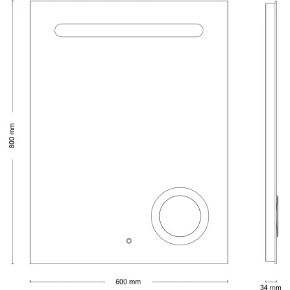 Jokey LED-Lichtspiegel Oxford 60 Cm X 80 Cm – Bild 2