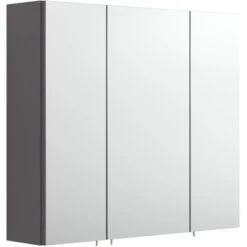 Posseik Spiegelschrank Multi-Use 70 Cm X 62 Cm Anthrazit