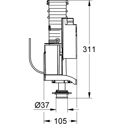 Grohe 2-Mengen-Ablaufventil AV1 – Bild 2