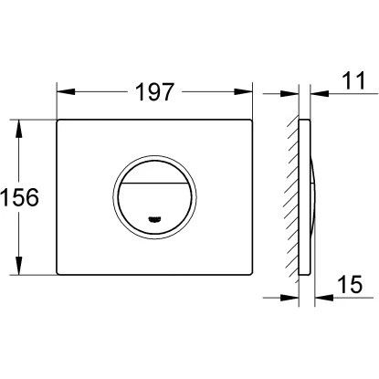 Grohe Abdeckplatte Nova Cosmopolitan In Weiß-Edelstahl – Bild 7