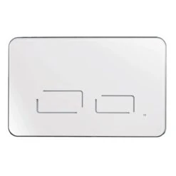 Sanitop-Wingenroth Betätigungsplatte Sense Weiß