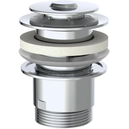 Kirchhoff Universal Pop Up Waschbecken-Ablaufgarnitur 63 Mm X 80 Mm Chrom