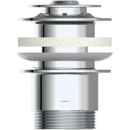 Kirchhoff Universal Pop Up Waschbecken-Ablaufgarnitur 63 Mm X 80 Mm Chrom – Bild 4