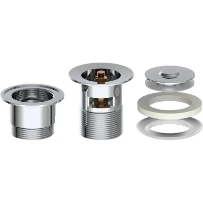 Kirchhoff Universal Pop Up Waschbecken-Ablaufgarnitur 63 Mm X 80 Mm Chrom – Bild 5