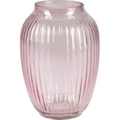 Vase Blush Bordeaux Glas 21 Cm Ă 15 Cm Helllila