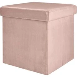 Falt-Hocker Blush Bordeaux 38 Cm X 38 Cm X 38 Cm Rosa
