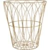 Aufbewahrungskorb Blush Bordeaux 43 Cm X Ø 40 Cm Gold