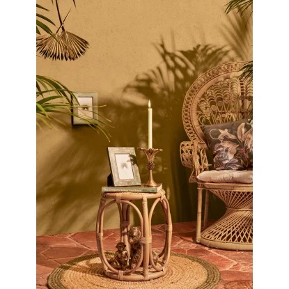 Kerzenleuchter Palme Safari Lodge 22 Cm Gold – Bild 3