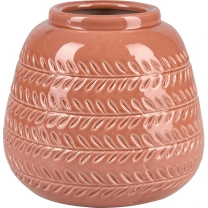 Vase Desert Flower Keramik 16,5 Cm X Ø 18,5 Cm Terrakotta