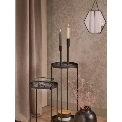 Wandspiegel-Set Minimalist Zen Metall Schwarz 3-tgl. – Bild 2