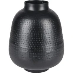 Vase Minimalist Zen Glas 27 Cm X Ă 22 Cm Schwarz