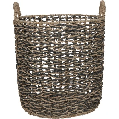 Aufbewahrungskorb Seegras Ancient Secrets Ø 38 Cm H: 38 Cm