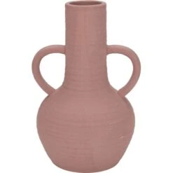 Steingut-Vase Ancient Secrets 13,5 Cm X 12,7 Cm X 20,2 Cm Terrakotta