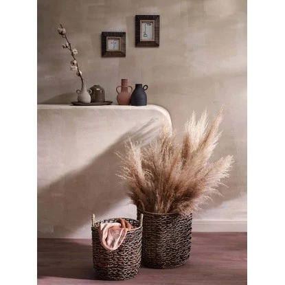 Steingut-Vase Ancient Secrets 13,2 Cm X 12,7 Cm X 16,5 Cm Schwarz – Bild 3