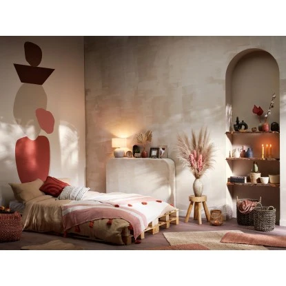 Vase Ancient Secrets 32,5 Cm X Ø 19,4 Cm Beige – Bild 3