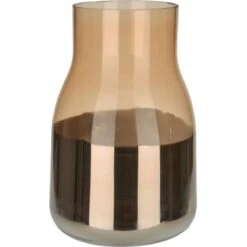 Vase Seasons-Tales 23,5 Cm X 15 Cm X 15 Cm Okker-Gold