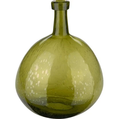 Vase Ancient Secrets 13,5 Cm X 9 Cm X 9 Cm Off-White Mit Braun