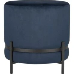 Sitzhocker Dark Wonder Ø 43 Cm H: 40 Cm Dunkelblau