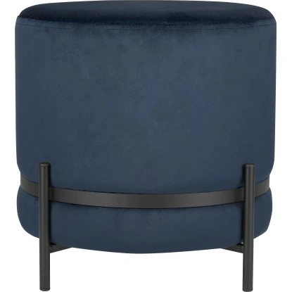 Sitzhocker Dark Wonder Ø 43 Cm H: 40 Cm Dunkelblau