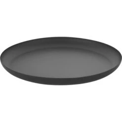 Platte Rund Ø 34 Cm X 2,5 Cm Schwarz