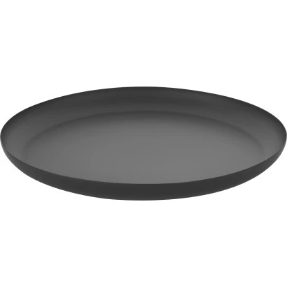 Platte Rund Ø 34 Cm X 2,5 Cm Schwarz