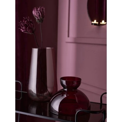 Vase Midnight Mystery 28 Cm X Ø 15,25 Cm Rosa – Bild 2