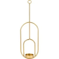 Teelichthalter HĂ€ngend Modern Antique 31,7 Cm X 9,6 Cm X 4,2 Cm Gold