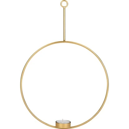 Teelichthalter Hängend Modern Antique 42 Cm X 24,5 Cm X 38 Cm Gold – Bild 2